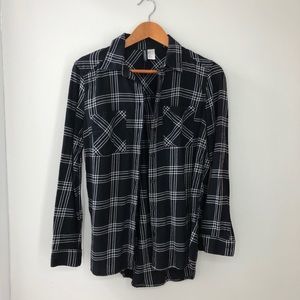 H&M Plaid Button Up